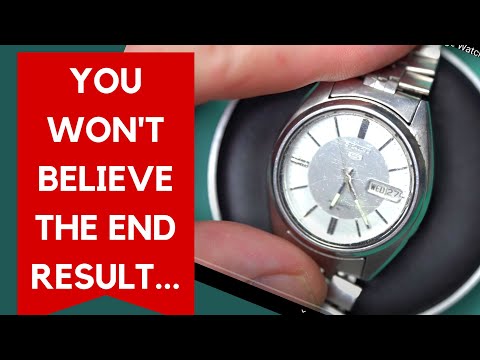 Abused Seiko 5 Gets A Well Needed Restoration - Automatic Vintage Watch - 7009a