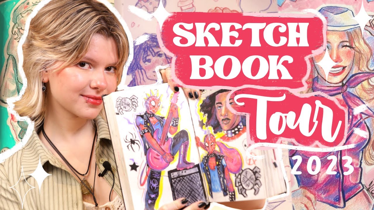 TOUR PELO MEU SKETCHBOOK✏️✨📔