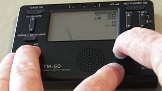 Video thumbnail for Korg TM60 Review (I love it!) by Red Desert Violin