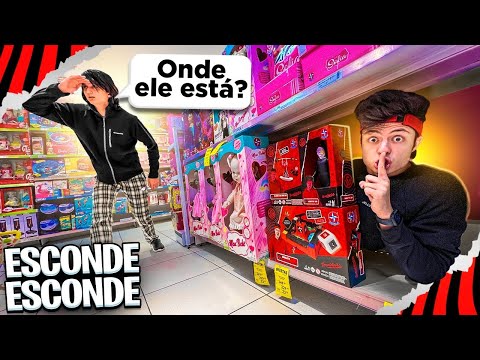ESCONDE ESCONDE NA LOJA DE BRINQUEDOS!