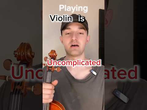 Playing Violin is Uncomplicated... #shorts