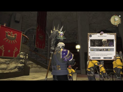 FFXIV Marauder Class Quest: Axe in the Stone