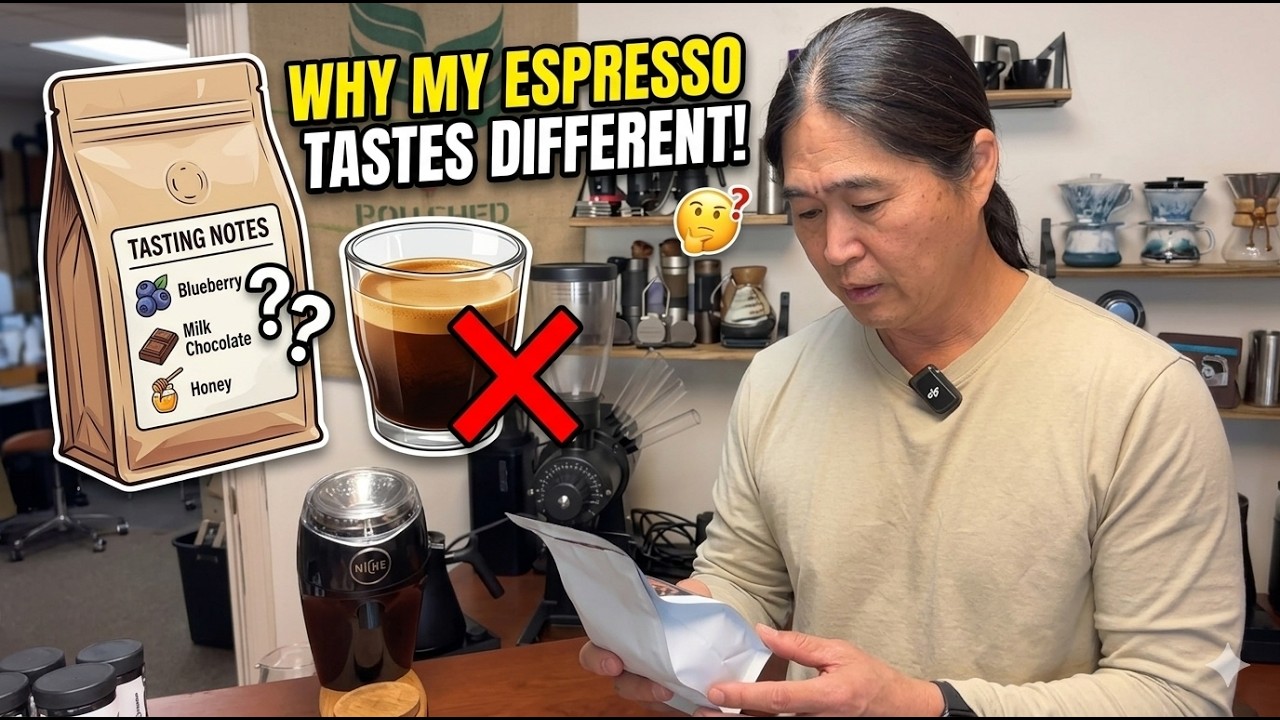 Why Your Espresso Doesn't Taste Like the Bag Says!