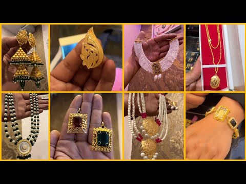 Stone Pendant designs 🍁|| half grm Mmtc single coin set || Light weight Takni Set || Basket Bali 