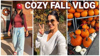 COZY FALL VLOG 🍂 | Lululemon & H&M try on haul, new lip combo + home decor *gilmore girls vibes*
