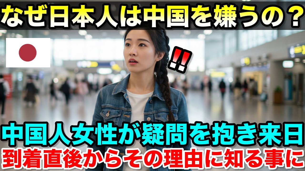 日本人はなぜ中国人を嫌うの？疑問を持った中国人女性が日本を訪れる。到着直後からその理由を知る事に。【海外の反応】