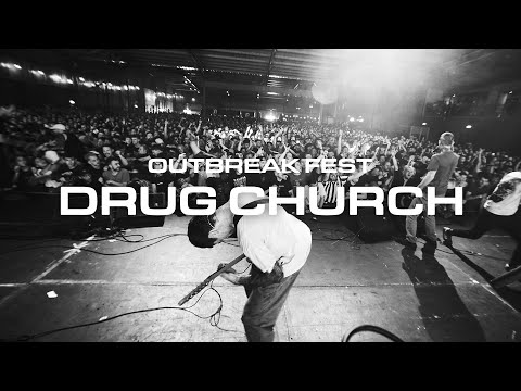 Drug Church performing at Outbreak Fest in 2022