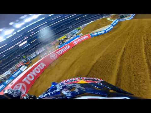 GoPro HD: James Stewart Practice Lap 2012 Monster Energy Supercross Arlington