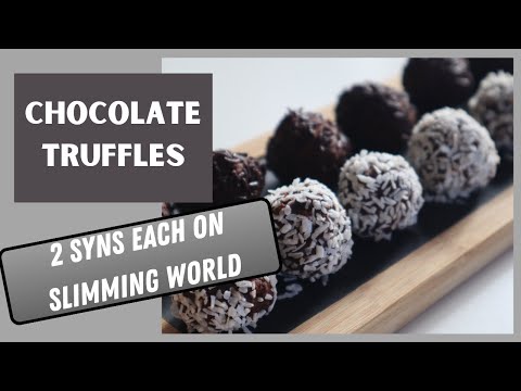 Slimming World Friendly Chocolate Truffles | Lo-Dough Miracle Cake Bars | 2 syns each!