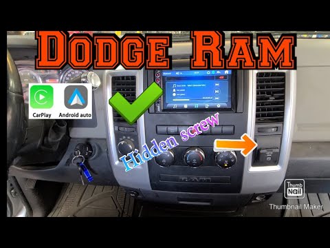 2011 Dodge Ram How to remove radio Install Apple carplay android auto Metra kit PAC module