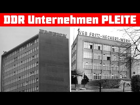 12 GDR companies that went bankrupt after the fall of the Berlin Wall