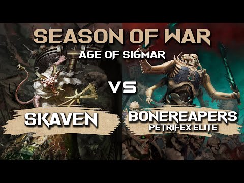 Skaven vs Bonereapers - Warhammer: Age of Sigmar Battle Report