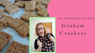 Easy Keto Graham Crackers / How To Make Keto / Low Carb Graham Crackers