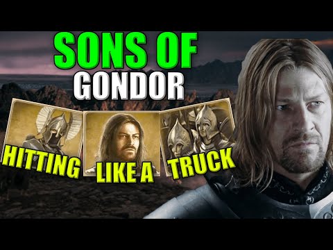 GONDOR .. but with Soldiers & Tower Guards Only! | Battle for Middle Earth 2.22