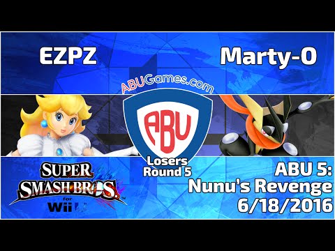 ABU Monthly 5: EZPZ (Peach) vs. Marty-O (Greninja) - Smash 4 Singles Losers Round 5