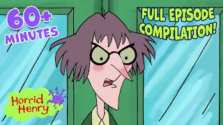 Miss Battle-Axe QUITS! | Season 3 Clip Compilation | Horrid Henry | 1+ HOUR