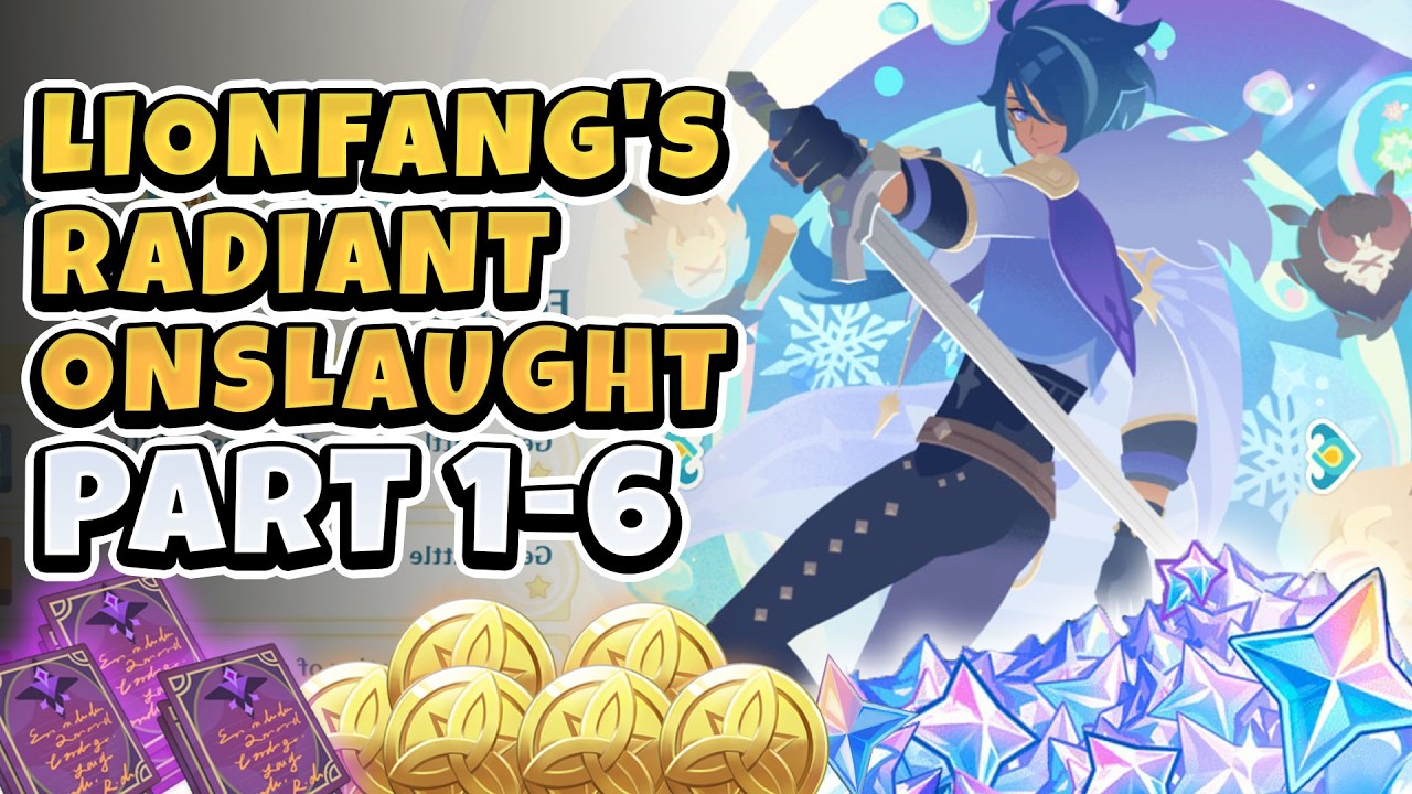 Lionfang's Radiant Onslaught Event Guide Part 1-6  | Genshin Impact Luna V