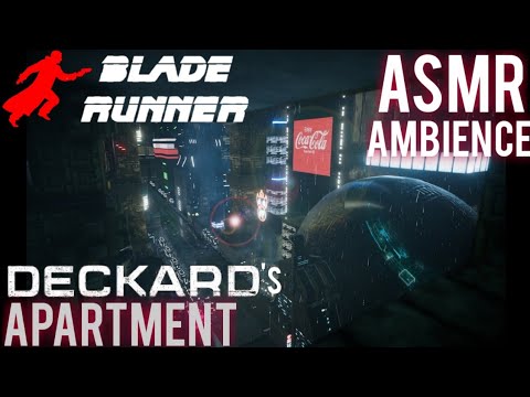 Blade Runner Deckard's Apartment 4K | 1 Hour AMBIENCE ASMR