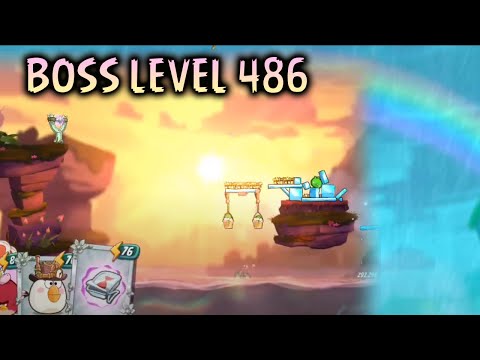 Angry birds 2 ⭐️⭐️⭐️ BOSS level 486 487 gameplay