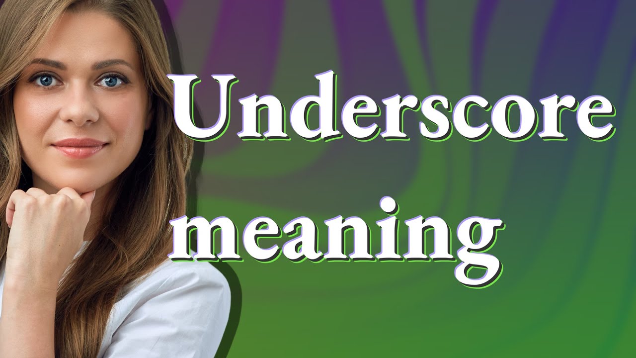 What does an underscore in a name mean crosspointe