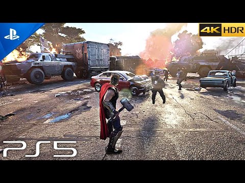 (PS5) Marvel's Avengers Gameplay [4K HDR 60 FPS]