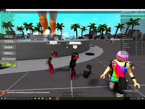 ROBLOX part 1() WE GETTING BUFFED BOIII + how to (kinda) hack the game