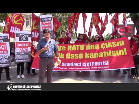 DİP Dolmabahçe’de: "Türkiye NATO'dan çıksın! İncirlik Üssü Kapatılsın!"