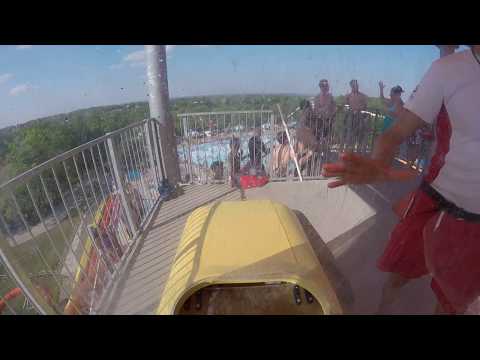 Predators Plunge Yellow Slide Oceans Of Fun