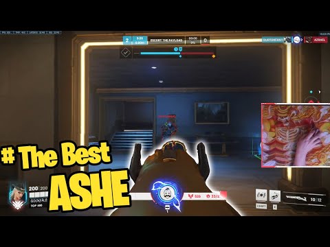 18K DMG! TOP 500 DPS PLAYER GALE INSANE ASHE GAMEPLAY OVERWATCH 2