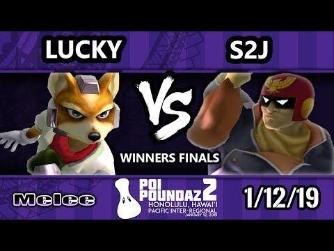 Poi Poundaz 2 - DIG | Lucky (Fox) Vs. S2J (Captain Falcon) SSBM Singles Winners Finals