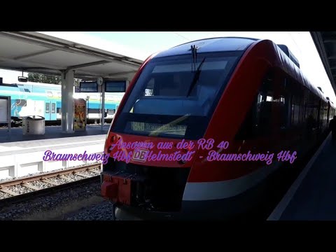 Ansagen aus der RB 40 Braunschweig Hbf - Helmstedt - Braunschweig Hbf