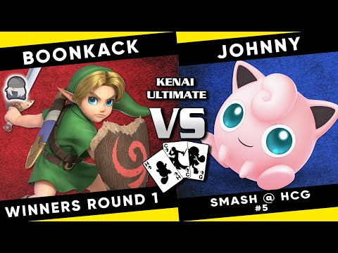 Smash @ HCG 5 - Boonkack (Young Link, Sheik) vs Johnny (Jigglypuff)