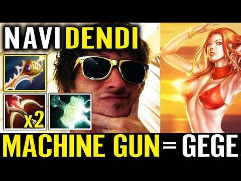 MACHINE GUN LINA by Dendi Massive Physical Damage Output Dota 2 Pro Gameplay