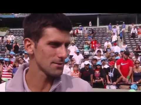 Interview Novak Djokovic vainqueur à Miami