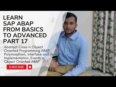 17. Abstract Classes, Polymorphism, Interfaces, Events in OOABAP
