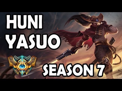 SKT T1 Huni Yasuo vs Nautilus TOP Ranked Challenger Korea