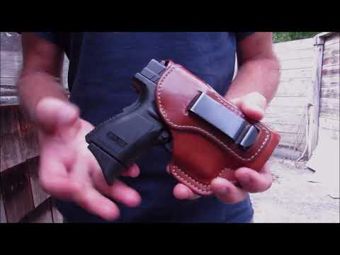 Blackhawk! Leather Gun Holster review for Springfield XD 9mm subcompact. Size 12 CQC Made in Italy