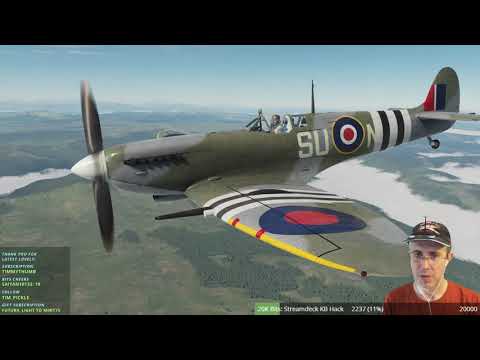 Spitfire flight test on Normandy 1944 DCS map