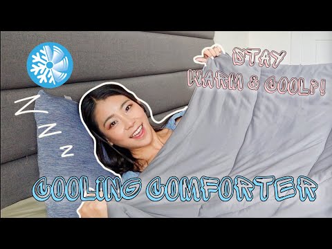 Arc Chill Stretch Fabric Cooling Comforter Review| Cooling Comfortable for Fall Amazon Favorites