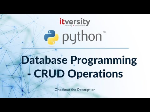 Mastering Python Database Programming Crud Operations 04 Setup Database Client Libraries
