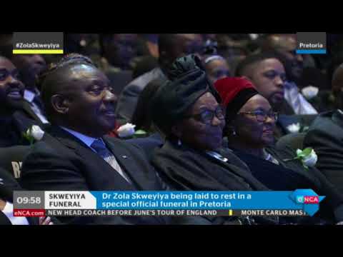 Wilson Nqose pays tribute to Zola Skweyiya on behalf of ANC Veterans