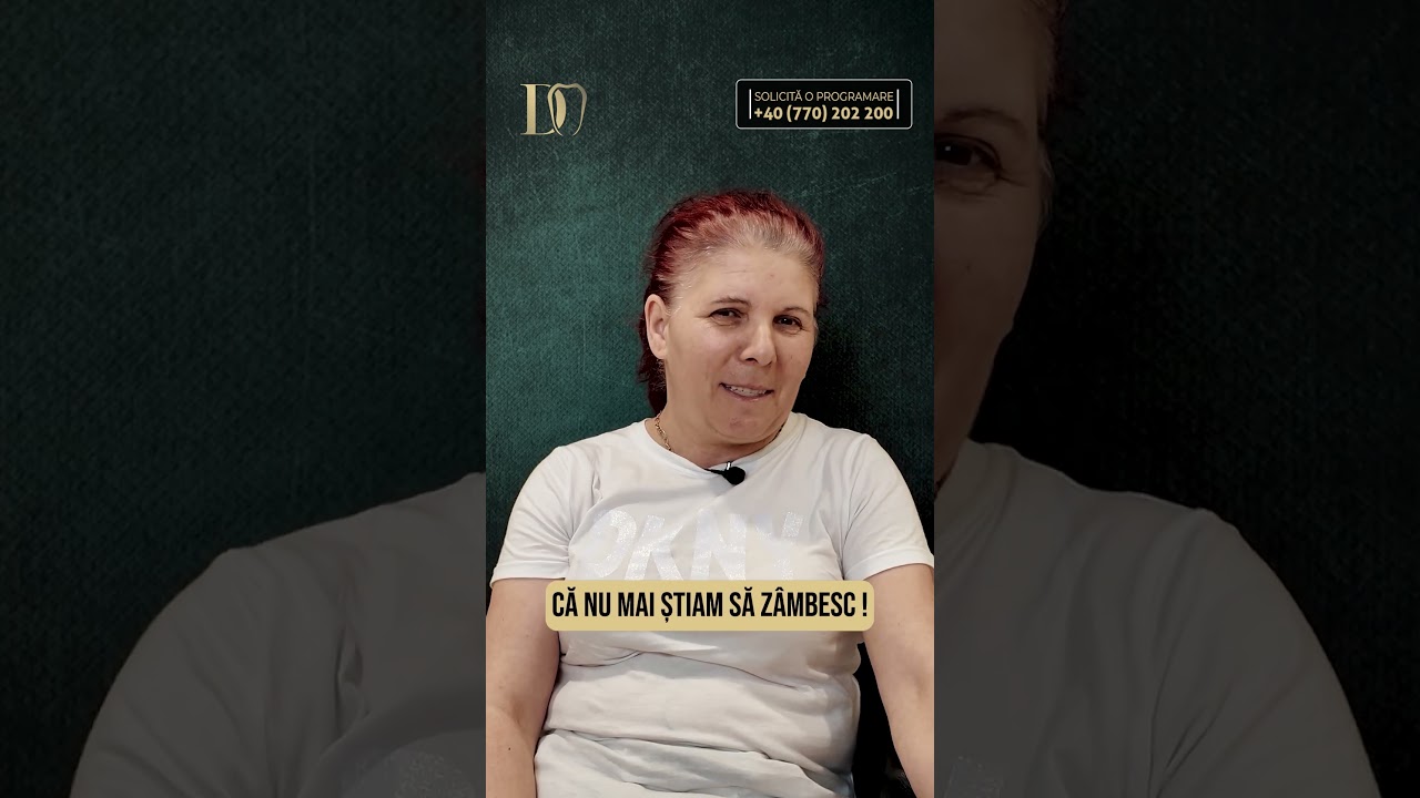 Dantură finală pe implanturi – experiență pozitivă raportată de pacientă