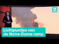 Lichtpuntjes van Notre-Dame ramp • Z zoekt uit