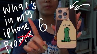 what's in my iphone 16 pro max (it's not a max...)