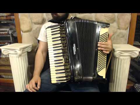 4371 - Black Excelsior Modern Concert Piano Accordion LMMH 41 120 $599