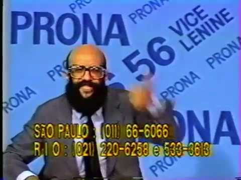 Dr. Enéas em 89 - P54 - Defesa da Candidatura Silvio Santos - 15 segundos