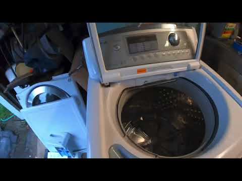Easy LG top load washer lid removal