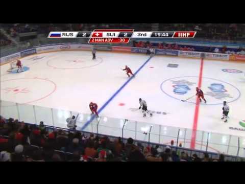RUS/SUI Россия-Швейцария 4-3(SO) 2013 IIHF Ice Hockey U20 World Championship 02.01.13