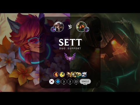 Sett Support vs Nautilus - KR Master Patch 13.7