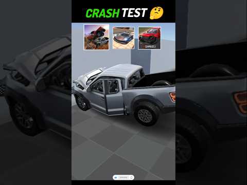 FlexicX 🆚 Extreme Car Driving 🆚 Wdamge || Crash Test 🤔 #youtobeshorts
